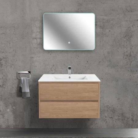 Мебель для ванной Vincea Gio 80 натуральный дуб