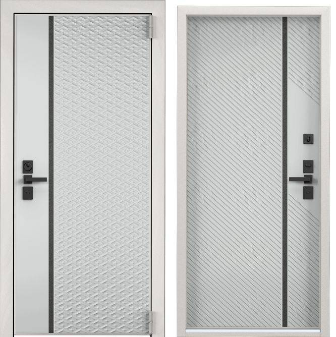 Входная стальная дверь Torex ULTIMATUM NEXT 1885555 ЛКП Clear/ЛКП Clear 2050x880