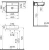 Раковина VitrA Archiplan 7400B003-0001 45 см фото 4