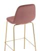Набор из 2 барных стульев Stool Group Валенсия SN OS-001B HLR-44 gl X2 пыльно-розовый, золотые ножки фото 7