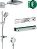 Душевой комплект Hansgrohe Raindance Select E 300 (3 jet) 26468000 + 26630000 + 27506000 + 15381000