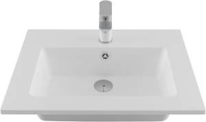 Раковина Aquanet Текла 60 328984 белый, 60.8x46.4