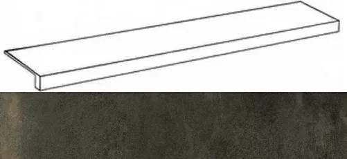 Ступень Italon Continuum 620070002366 Brass Dark Scalino Frontale 33x160