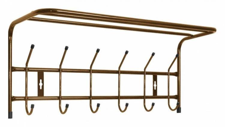 Вешалка-полка Garden Story ВП6 ВП6/А медный антик