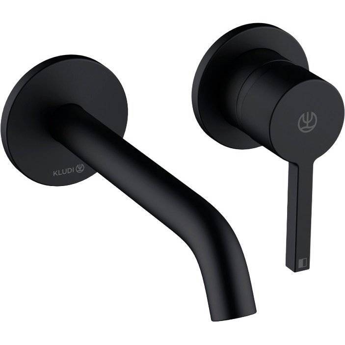 Смеситель для раковины Kludi Nova Fonte 202443915 Pura черный матовый