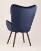 Кресло Stool Group Гранд KAS VELVET BLUE синий, велюр фото 5