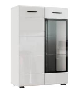 Комод НК-Мебель Gloss КМВ-80 Белый/Белый глянец 71373136
