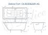 Чугунная ванна Delice Fort 200x85 с ножками, с ручками, с антискользящим покрытием фото 9