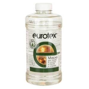 Масло для полков EUROTEX Сауна бесцветный 0.8 л
