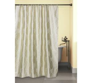 Штора для ванной Bath Plus LC1206-2S Маленькие кольца, 180x200, бежевый
