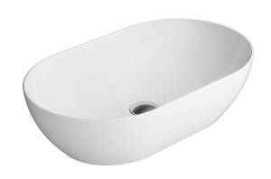 Раковина GSI Pura 883411 белый глянцевый, 60x37