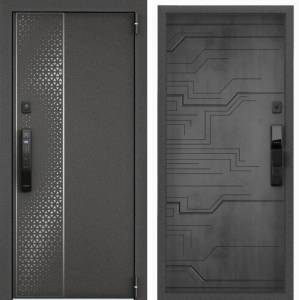 Входная стальная дверь Torex CYBER PRO MP 2989739 Колоре гриджио/ПВХ Бетон темный 2050x880