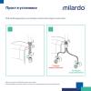 Смеситель для раковины Milardo Maze MAZBN01M01 сатин фото 5