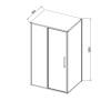 Душевой уголок Vincea Slim VSR-4SLP9012CLB профиль черный, стекло прозрачное, 90x120x195 фото 5