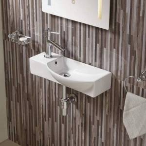 Раковина Weltwasser WW Aisbach 10000008690 7945 GL-WT левая, 45 см