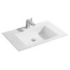 Тумба с раковиной Vincea Luka Soft-Touch (Люка Софт-Тач) 80 матовый белый, раковина VCB-13800W, белая фото 6