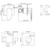 Гигиенический душ Wasserkraft Weida A3151.271.057.136 встраиваемый, со шлангом, хром фото 7