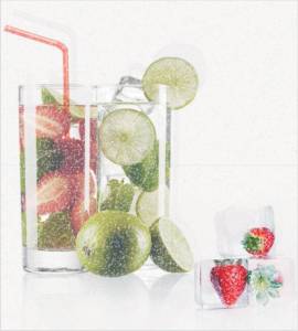 Панно Ceradim Mojito 50x45