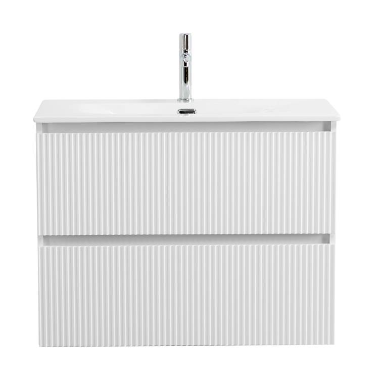 Тумба с раковиной BelBagno UNO-MINI 90 подвесная, Bianco Opaco