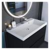 Раковина Uperwood Classic Quartz 291030006 белая матовая, жасмин, 80x45 фото 6