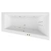 Акриловая ванна Excellent Sfera 170x100 (правая) "LINE" (бронза)
