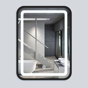 Зеркало Vincea VLM-2D600B 80x60 c сенсорным выключателем и диммером