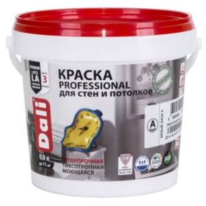 Краска для стен и потолков акриловая Dali Professional база A 0.9 л