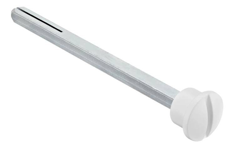 Квадрат Morelli LUX-SPINDLE-WC 110 BIA белый, с кнопкой