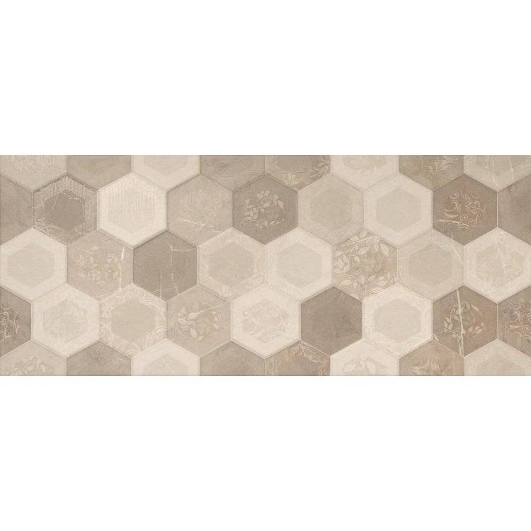 Декор Porcelanite Dos 8215 Crema Relieve Rodas 33.3x80