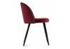 Обеденная группа Woodville Cельда 579064 black, wine red, стулья ткань фото 10