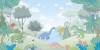 Бесшовные Eco обои Ortograf Little friends 34363 Страна динозавров 3 Шампань OE-G