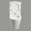 Унитаз-компакт Cerutti Spa Sella CT9864 безободковый, сиденье микролифт, белый фото 4