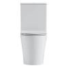 Унитаз компакт Black&White W-7793 7793W Безободковый Белый фото 8