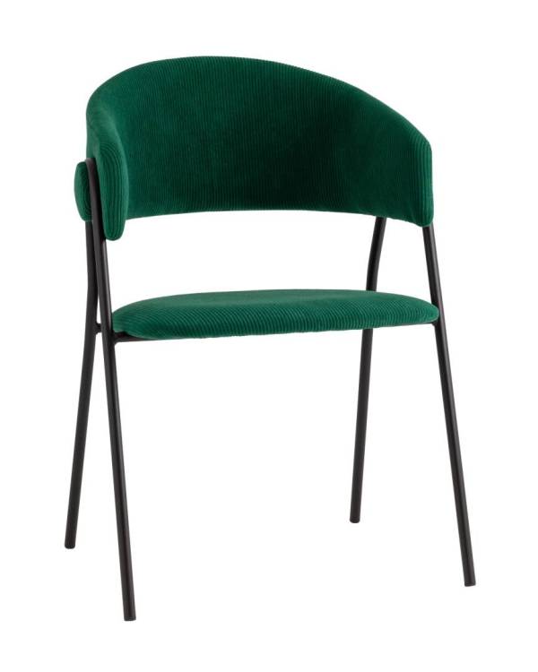 Стул Stool Group Колин AV 487-Lm69-9005 вельвет зеленый