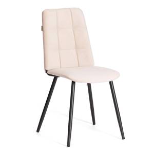 Набор из 2 стульев Tetchair Asti Trend 24876 бежевый, черный, велюр