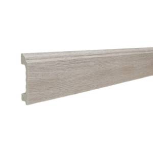 Напольный плинтус ТД Меридиан P3-101 гладкий 2400x80x16