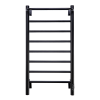 Полотенцесушитель электрический Comfysan Capri 012755 EC-8 80/40 с полкой, черный матовый фото 2