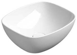 Раковина GSI Nubes 978511 белый глянцевый, 40x35