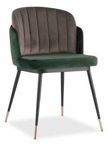 Стул Stool Group Пенелопа FDC8054 FUT-73 + FUT-54 зеленый+коричневый