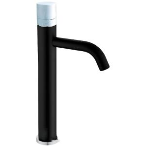 Смеситель для раковины Boheme Stick 122-B-MR-W Black Mramor White