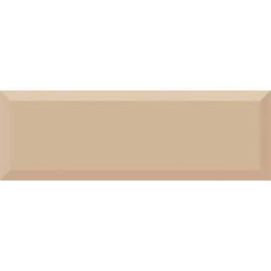 Керамическая плитка Absolut Keramika Monocolor Biselado Brillo Beige 10x30