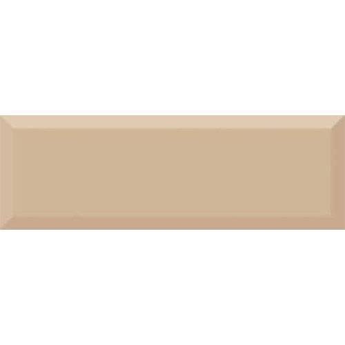 Керамическая плитка Absolut Keramika Monocolor Biselado Brillo Beige 10x30