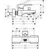 Смеситель для ванны Hansgrohe Metropol 32540140 бронза фото 2