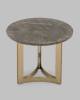 Стол журнальный Stool Group Кассия EET-292-BRCGS-brown 5105-9 темная керамика 60x60x50 фото 4