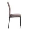 Стул Tetchair Capri (mod. 39) 20551 Dark grey (темно-серый) HLR24/черный 4шт. фото 2