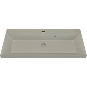 Раковина Uperwood Classic Quartz 293020637 бежевая матовая, лен, 100x45 Раковина Uperwood Classic Quartz 293020637 бежевая матовая, лен, 100x45