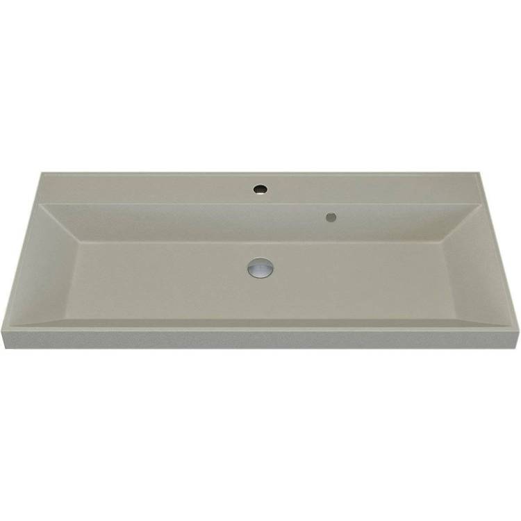 Раковина Uperwood Classic Quartz 293020637 бежевая матовая, лен, 100x45