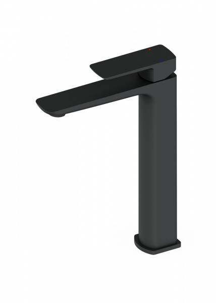 Смеситель для раковины Wonzon & Woghand WW-88239003-MB высокий, черный матовый