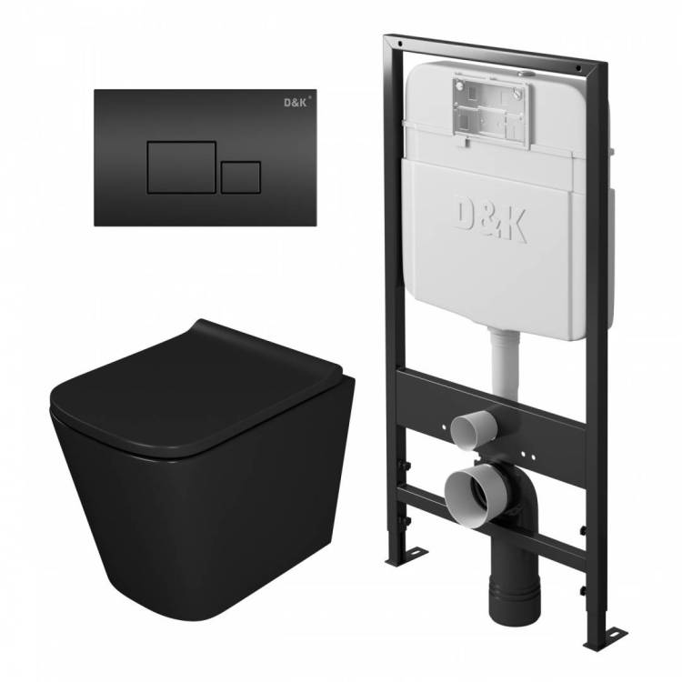 Комплект D&K Berlin DS1432502 кнопка черная