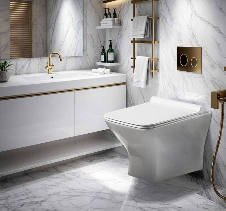 Унитаз подвесной Cerutti Spa Ellero CT10481 безободковый, сиденье микролифт, белый